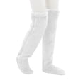 thumbnail image 2 of Tnobhg 1 Pair Winter Floor Socks Thick Double Sided Velvet Solid Color Over-the-knee Length Elastic Anti-slip Warm Cozy Soft Unisex Home Floor Stockings Leg Warmers, 2 of 8