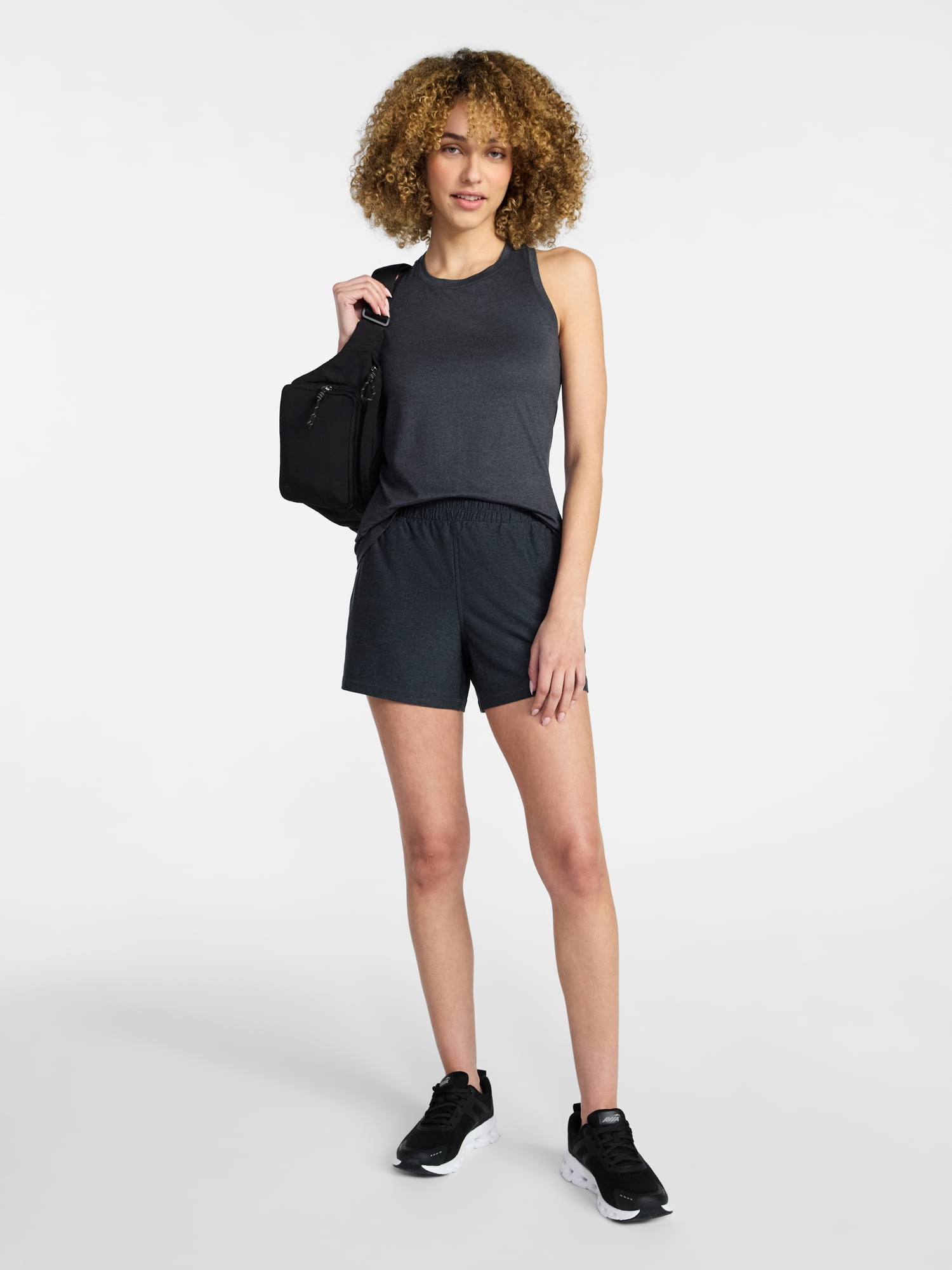 Athletic Works Women's and Women’s Plus ButterCore Soft Performance Gym Shorts, Available in 1, 2 and 5-Pack, Sizes XS-4X