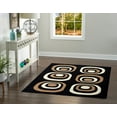thumbnail image 2 of Linon Home Décor Capri Area Rug Collection, Black and Beige, 4.25' x 7.25', 2 of 5