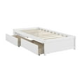 thumbnail image 4 of Twin Bed Frame Wood with Two Storage Drawers, 4 of 8