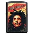 thumbnail image 2 of Zippo Bob Marley Illustration Black Matte Pocket Lighter, 2 of 6