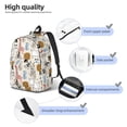 thumbnail image 5 of Daiia Hand Drawn Animals Vintage Canvas Backpack for Men and Women ,Hiking Backpack,Travel Laptop Bag for School,Large Capacity Backpack, 5 of 8