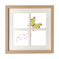 thumbnail image 1 of Fly Butterfully Cartoon Art Deco Fashion Frame Wall Tabletop Display 4 Openings Picture, 1 of 3