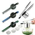 thumbnail image 2 of Visland Ricer for Mashed Potatoes Stainless Steel Potato Press Manual Juicer Potato Masher Professional Kitchen Tool, 2 of 7