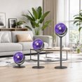 thumbnail image 4 of Byndra Adjustable Height Air Circulation Fan, Rechargeable Desk Floor Standing Turbine Fan with 3 Modes, Quiet Cooling Fan for Indoor Rooms, Closet Shelf and Daily Organization, 4 of 8