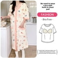 thumbnail image 3 of Ropa de dormir de maternidad de manga larga para verano, camisón ligero con almohadilla para el pecho, ropa de lactancia para mujeres embarazadas, 3 of 4