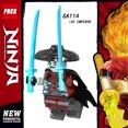 thumbnail image 1 of Minifiguras Ninjago Juguetes Emperador De Hielo Ventisca Guerrero Arquero Espada Ninja Maestro Wu General Vex Oro Pyro Serpiente Regalos, 1 of 4