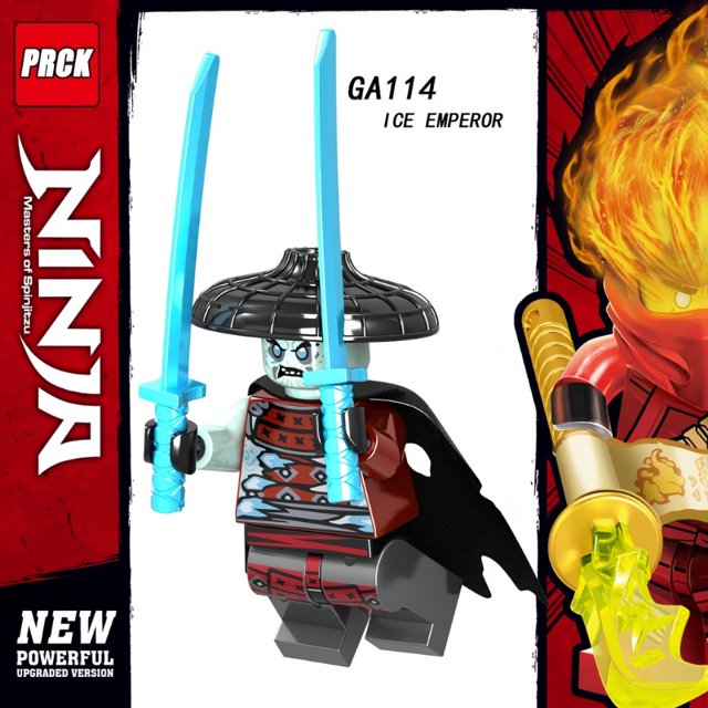 Minifiguras Ninjago Juguetes Emperador De Hielo Ventisca Guerrero Arquero Espada Ninja Maestro Wu General Vex Oro Pyro Serpiente Regalos