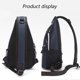 thumbnail image 4 of Bolso de pecho para hombre, tendencia informal a la moda, bolso mensajero ligero de gran capacidad, bolso de ciclismo de tela Oxford para hombre, azul, 4 of 5