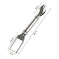 thumbnail image 3 of Fanshiluo Watermelon Cutter 3-In-1 Watermelon Fork Slicers Summer Watermelon Cutting Artifact Stainless Steel Fruit Forks Slicers Knife For Family Parties Camping, 3 of 5