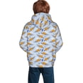 thumbnail image 2 of KLL Unisex Kids Boys Girls Hooded Pocket Pullover Hoodies-Cute Sloth, 2 of 6