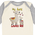 thumbnail image 4 of Inktastic My Aunt Loves Me Llama Boys or Girls Long Sleeve Baby Bodysuit, 4 of 5