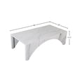 thumbnail image 3 of Meridian Furniture Palermo White Marble Coffee Table, 3 of 9