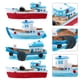 thumbnail image 4 of 4 piezas de resina Barco de botes Modelos de pesca adornos de botes de pesca decoraciones náuticas (estilo aleatorio), 4 of 8