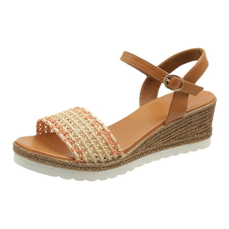 

Neuxse Women s Sandals Fashion Slides With Soft Leather Slippers For Summer