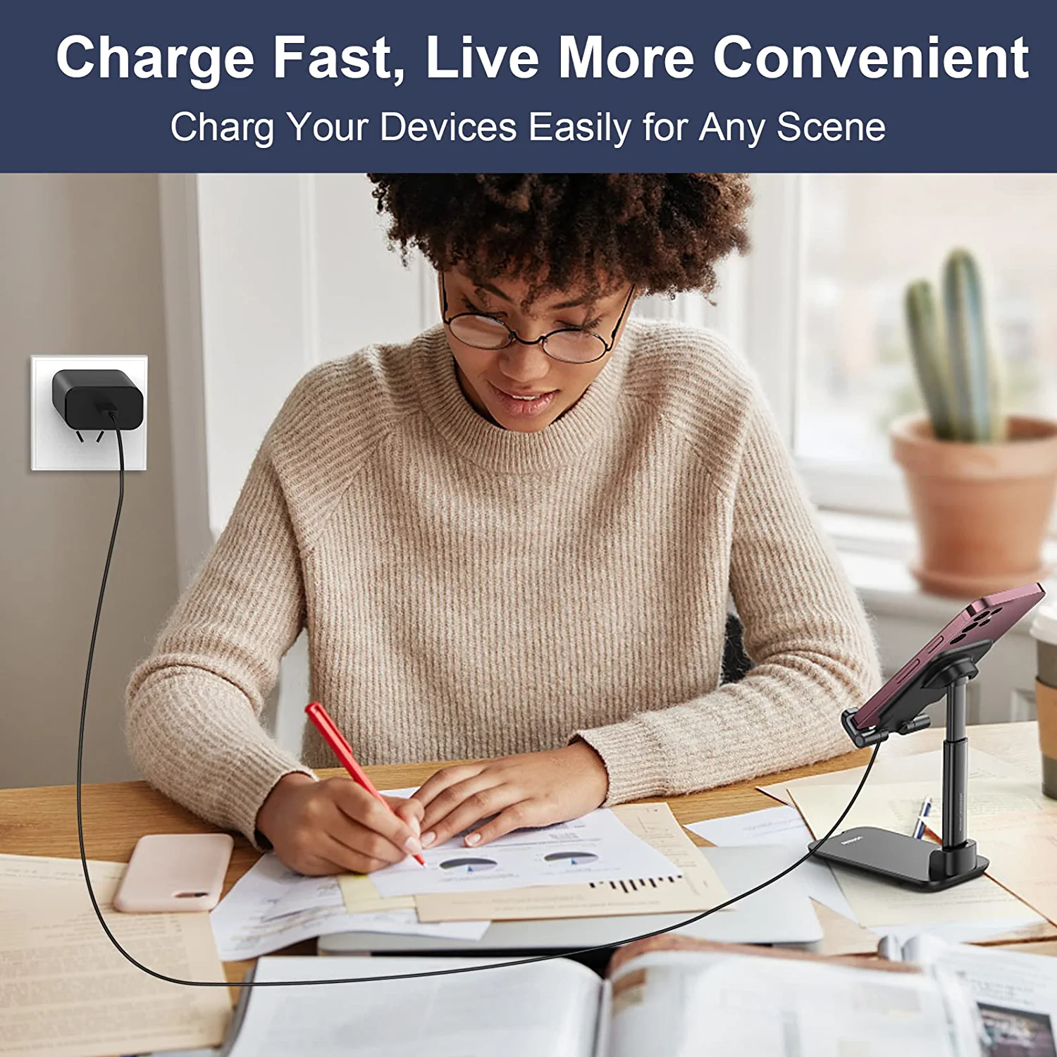 for Google Pixel 5a ,45W USB-C Samsung Super Fast Charger Type C Charger Kit [ 1x 45W PPS Wall Charger + 2x USB C 6FT 5A Cables] - Black