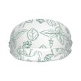 thumbnail image 2 of Wukai Leaf Print Sports sweatband,Men & Women Sweatband Headband for Running, Cross Training, Racquetball, Working Out, 2 of 7