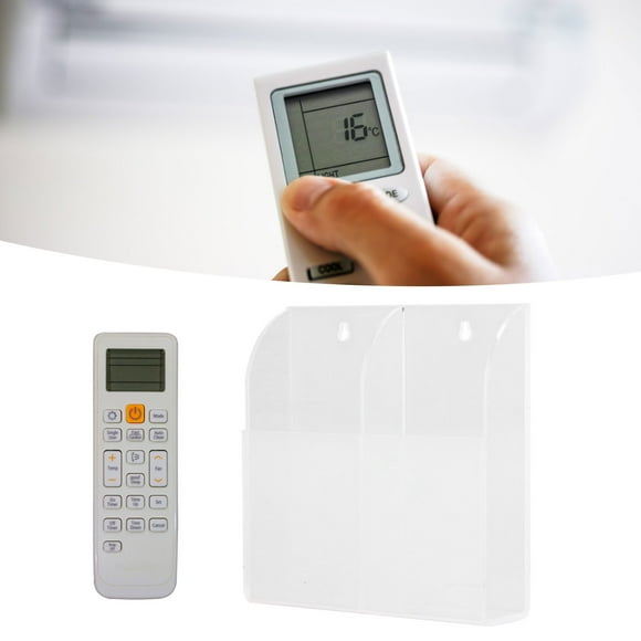 Acrylic Remote Control Holder Stand Organizer Storage Box Air Conditioner Tv Outdoor Acrylic Transparent Display Holder Poster Stand Decoration Acrylic Stand Holder Stand