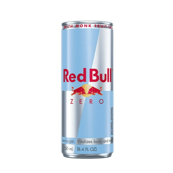 Red Bull Zero Energy Drink, 8.4 fl. oz. Can, 80mg Caffeine, Taurine & B Vitamins