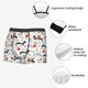 thumbnail image 3 of Balery Halloween Dachshund Calzoncillos bóxer para hombre, ropa interior de algodón suave y transpirable con cinturilla de nailon-Small, 3 of 5
