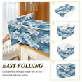 thumbnail image 4 of Ryvnso Fantasy Mermaid Scale Flower Large Lidded Foldable Storage Baskets Cubes Boxes Lids Bin for Home, 4 of 7