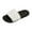 White, variant on Anuirheih Slip on Sandals Women,Women's Summer Casual Comfortable Slippers Fashion Beach Soft Sole Flat Slippers(Black)