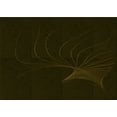 thumbnail image 1 of Ahgly Company Indoor Rectangle Patterned Night Black Area Rugs, 5' x 7', 1 of 6