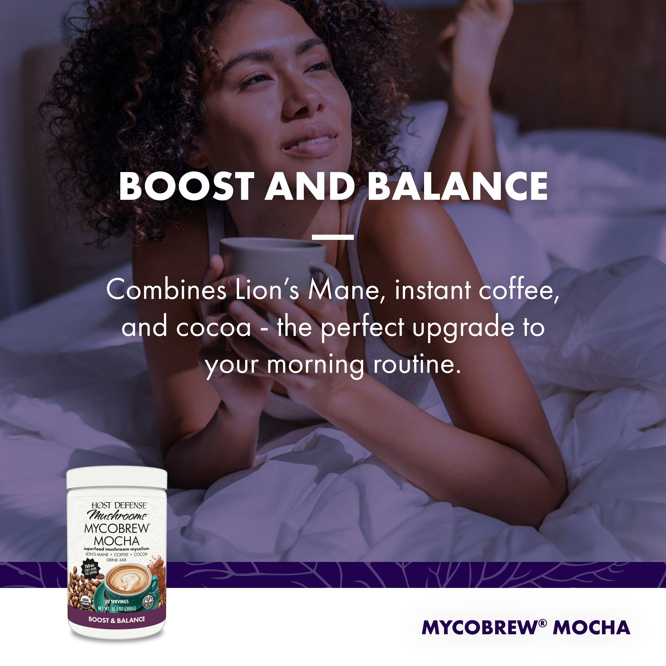 Host Defense MycoBrew Mocha - 10.5 oz (20 Servings)