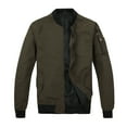 thumbnail image 2 of HANMUN Men's Jacket for Men Windbreaker Lightweight Windbreaker Bomber Jacket, Windproof Streetwear Casual Jacket Outwear, 2 of 10