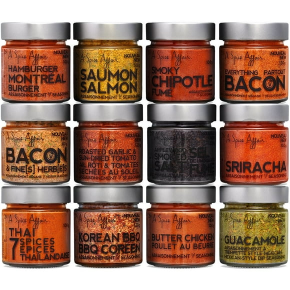 The Spice Guru 12-Pack Spice Set - A Spice Affair.