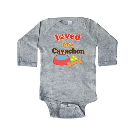 

Inktastic Cavachon Dog Owner Gift Gift Baby Boy or Baby Girl Long Sleeve Bodysuit