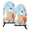 Summer Print, variant on Fun Fish Mouth Oven Mitts 9.5x5.7in Cotton Pot Holders Heat Resistant Grill Gloves for Kitchen BBQ Decor Triba-fox