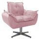 thumbnail image 2 of Sillón Odette B base de metal - Rosa claro WEIK Odette, 2 of 5