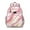 Pink and Gold-1, variant on Pink and Gold Marble Texture Backpack for School,Cute School Bag,Schoolbag with Adjustable Shoulder Straps & Padded Back,15.25"x11.5"x5.25"