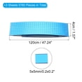 thumbnail image 2 of Unique Bargains 5760pcs Mosaic Tile Sticker, 5x5mm Self-Adhesive Square Glass Tiles for Craft, Disco Balls, Photo Frame, Blue, 2 of 6