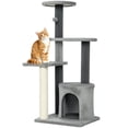 thumbnail image 1 of PawHut Cat Tree for Adults Multi-Level Cat Tower Grey Large 41"H, 1 of 10