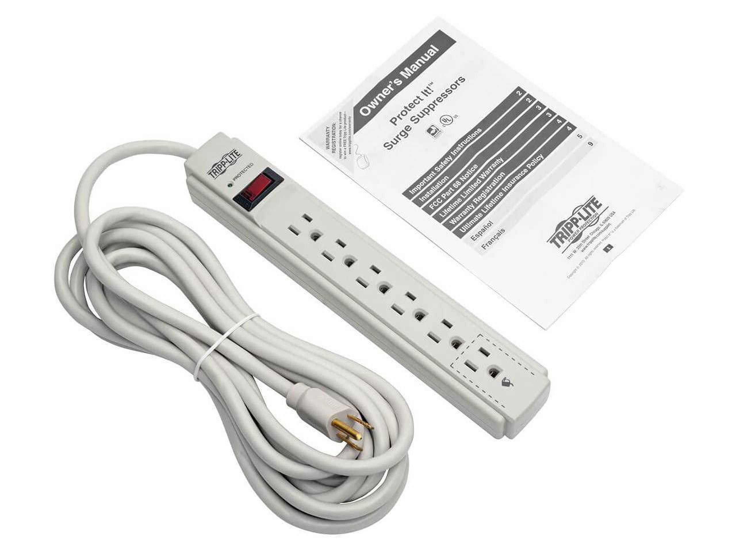 Tripp Lite Protect It! 6-Outlet Surge Protector, 790 Joules