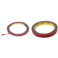 thumbnail image 1 of 2PCS Strong Permanent Double Sided Super Sticky Foam Tape Roll for Vehicle Car, 6MM x 3Meter & 12MM x 3Meter, 1 of 4
