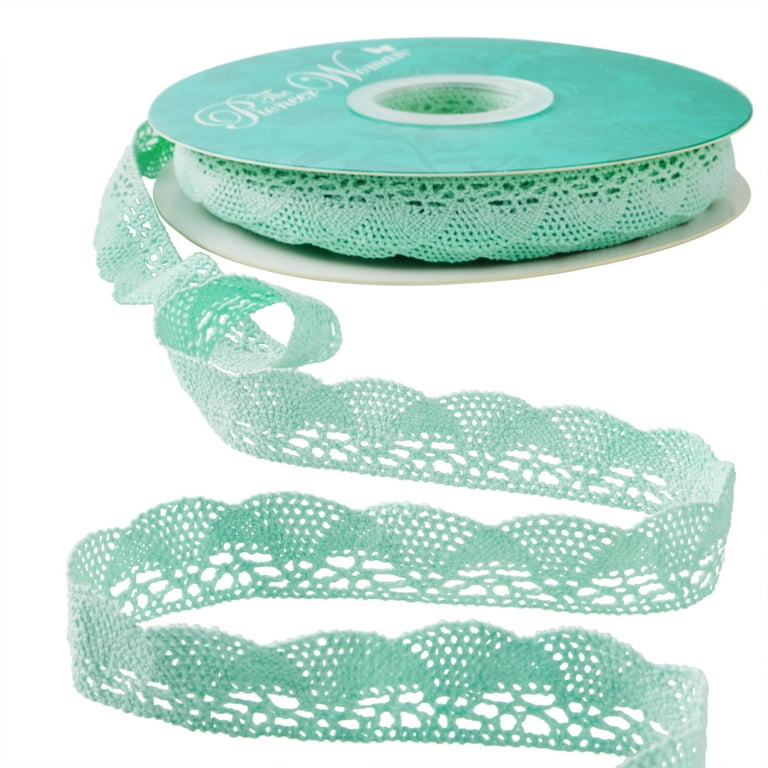 The Pioneer Woman Classic Mint Crochet Lace Scalloped Edge Trim