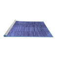 thumbnail image 2 of Ahgly Company Machine Washable Indoor Rectangle Abstract Blue Contemporary Area Rugs, 7' x 9', 2 of 4