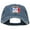 Navy, variant on Iowa State Flag Map Embroidered Washed Cap - Red OSFM