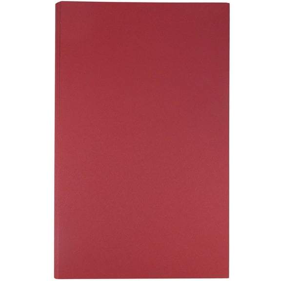 JAM Paper Matte Legal Paper, 8.5x14, 32lb Dark Red, 50 per Pack