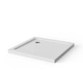 thumbnail image 6 of 32"x32" Shower Base, Corner Drain, White, Non-Slip, No Threshold, Acrylic, 6 of 6