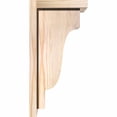 thumbnail image 3 of 7 1/2"W x 8"D x 16"H Newport Smooth Corbel w/Backplate, Douglas Fir, 3 of 9