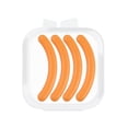 thumbnail image 1 of Eyelash Curler Refills Flexible Replacement Pads Rubber Solid Fine Workmanship Heavy-duty Practical Replace the Adhesive Strip Orange (Four), 1 of 3
