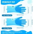thumbnail image 6 of Yeblues Pet Grooming Gloves, Dog Washing Gloves with High-Density Teeth, Heat Resistant Silicone Hair Remover, Bathing and Massaging for Dogs and Cats (Blue, L), 6 of 9