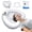White, variant on Inflatable Hair Washing Basin with Built-In Air Valve, Portable Shampoo Basin for Bedridden, Elderly, Post-Surgery Care (Black)