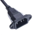 thumbnail image 4 of Cable de extensión IEC320 C14 a C13, C14 con orificios para tornillos y longitud corta C13, 4 of 4