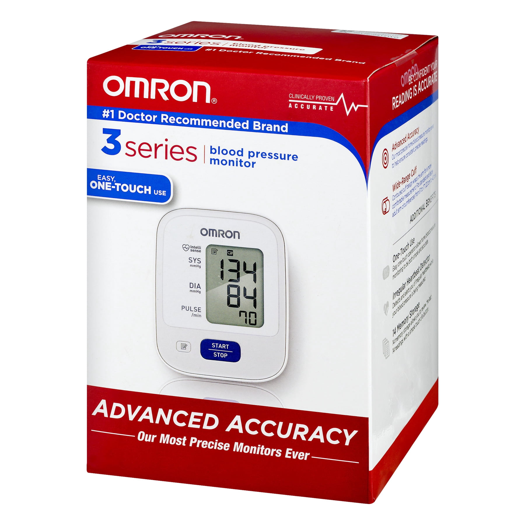 OMRON BP710N 3 Series Advanced-Accuracy Upper Arm Blood Pressure Monitor