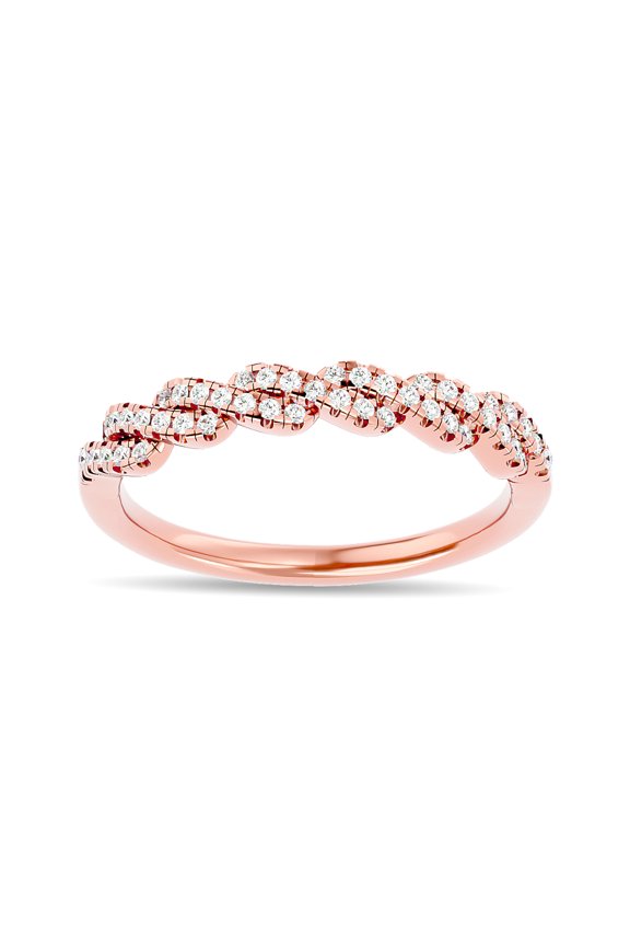 Diamond 1/5 ct tw Stackable Ring in 14K Rose Gold